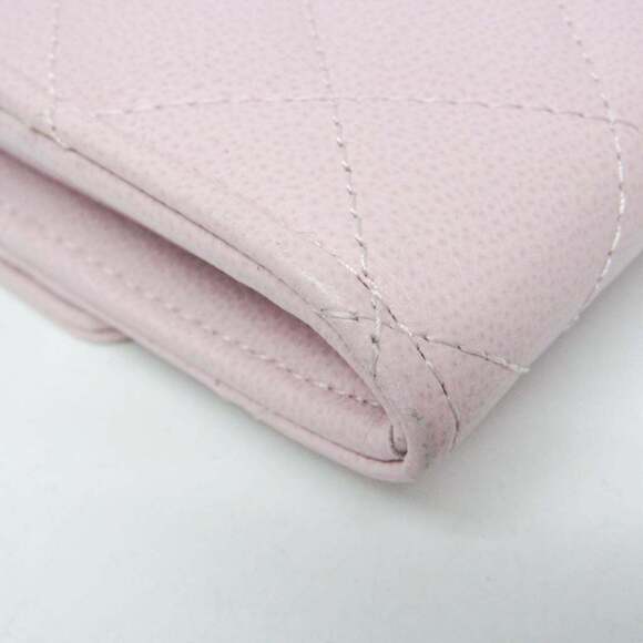 CHANEL Pink Leather Wallet - Picture 6 of 16